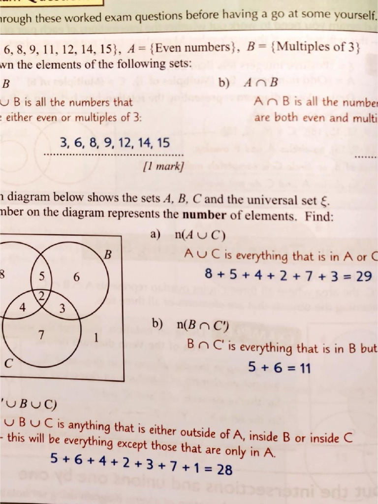 IGCSE Math Cambridge Exam Questions Section 1 | PDF