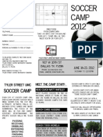Soccer Camp Brochure 2012