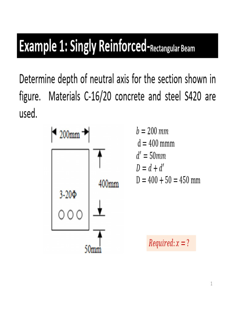 Depth of Neutral Axis in Beams | PDF | Beam (Structure) | Mechanics
