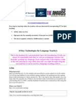 10 Great Tools for Language Teachers