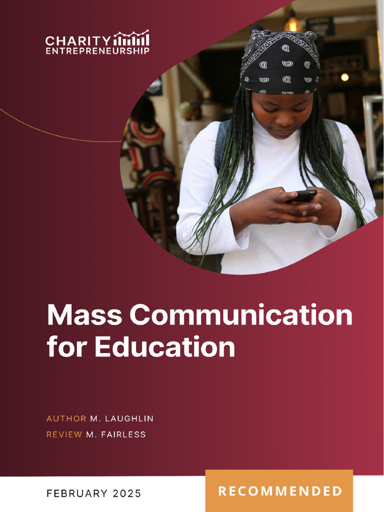 Using Mass Communication To Improve Learning Outcomes-CE | PDF ...