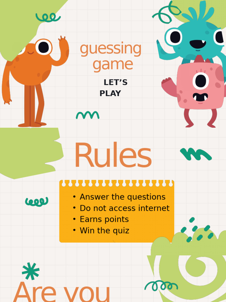 Guessing Game | PDF