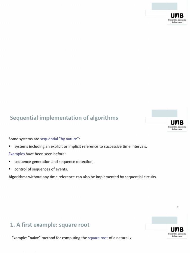 Sequential Algorithm Implementation Guide | PDF | Vhdl | Algorithms