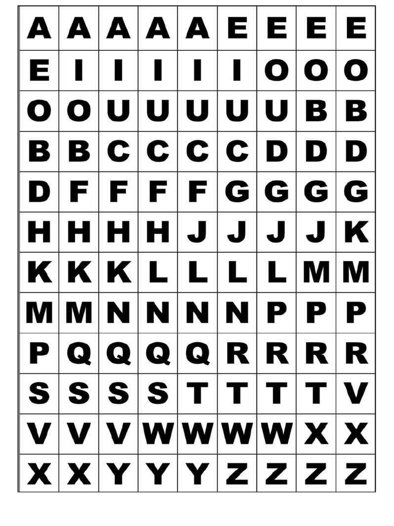 Letras Movibles | PDF