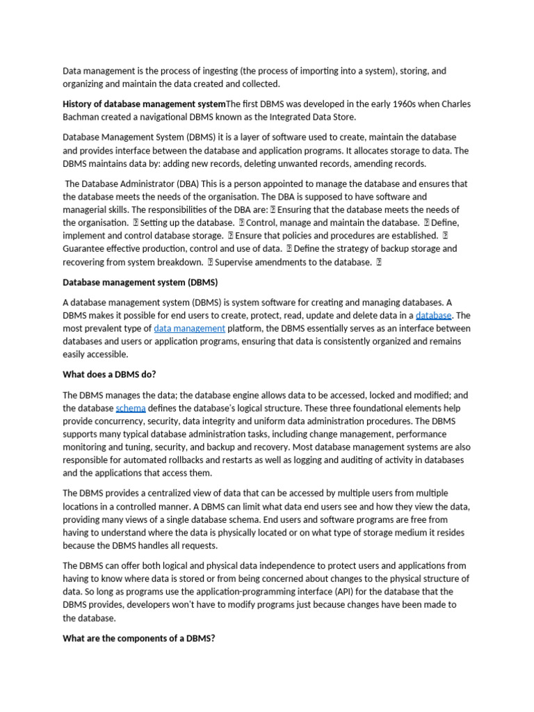 Database Management System - Assign | PDF | Databases | No Sql