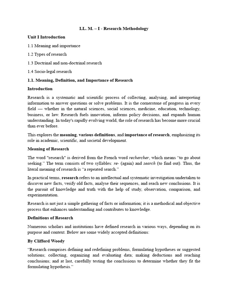 Understanding Research Methodology Basics | PDF | Quantitative Research ...