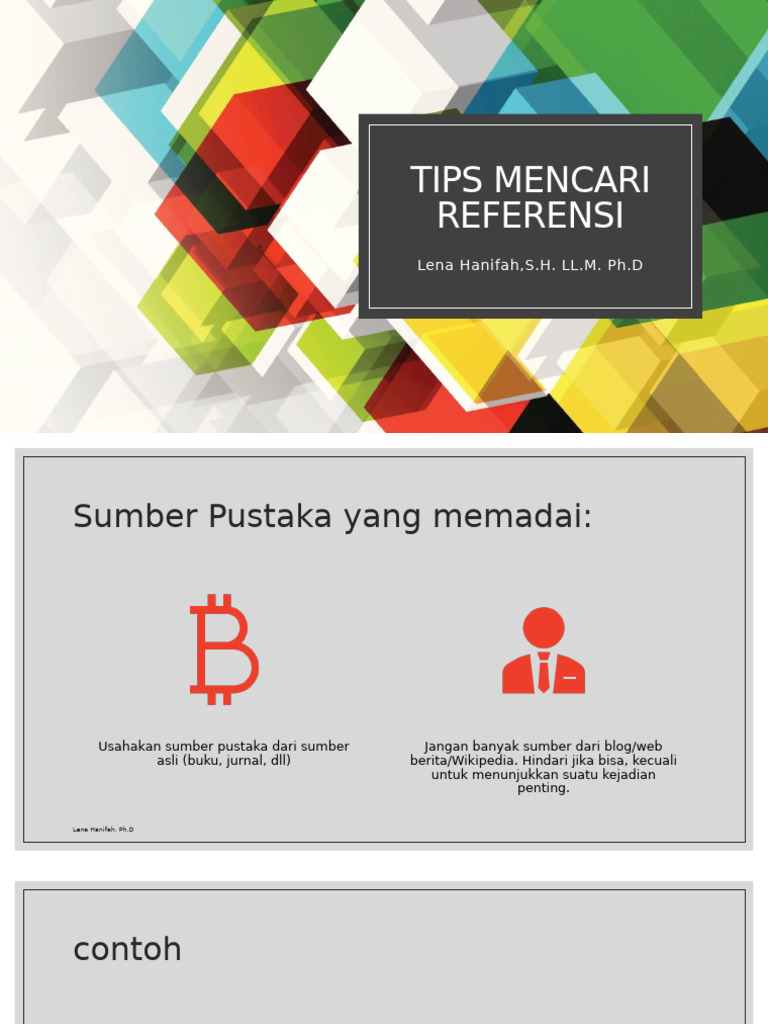 Teknik Mencari Referensi | PDF