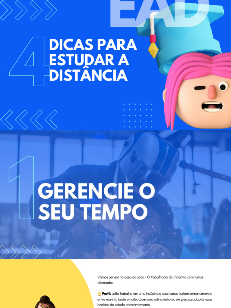 Dicas para Estudar EAD com Rotinas Variadas | PDF | Educação à ...