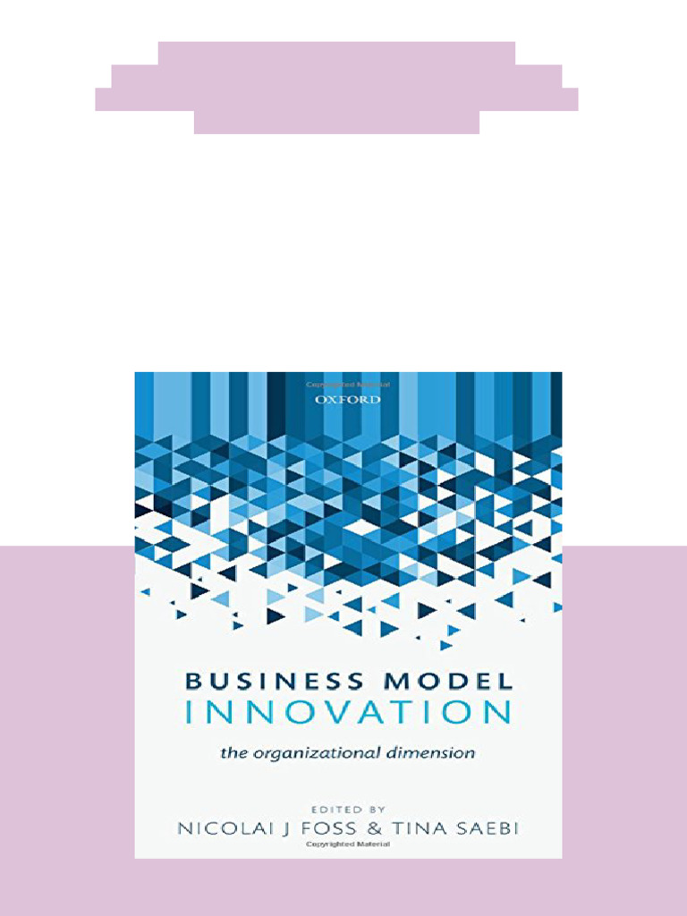 (Ebook) Business Model Innovation: The Organizational Dimension by Foss ...