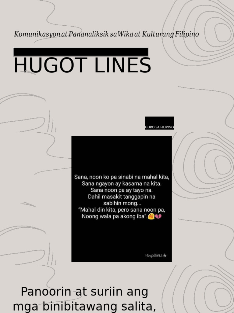 Modyul 1.2-Hugot-Lines-3 | PDF