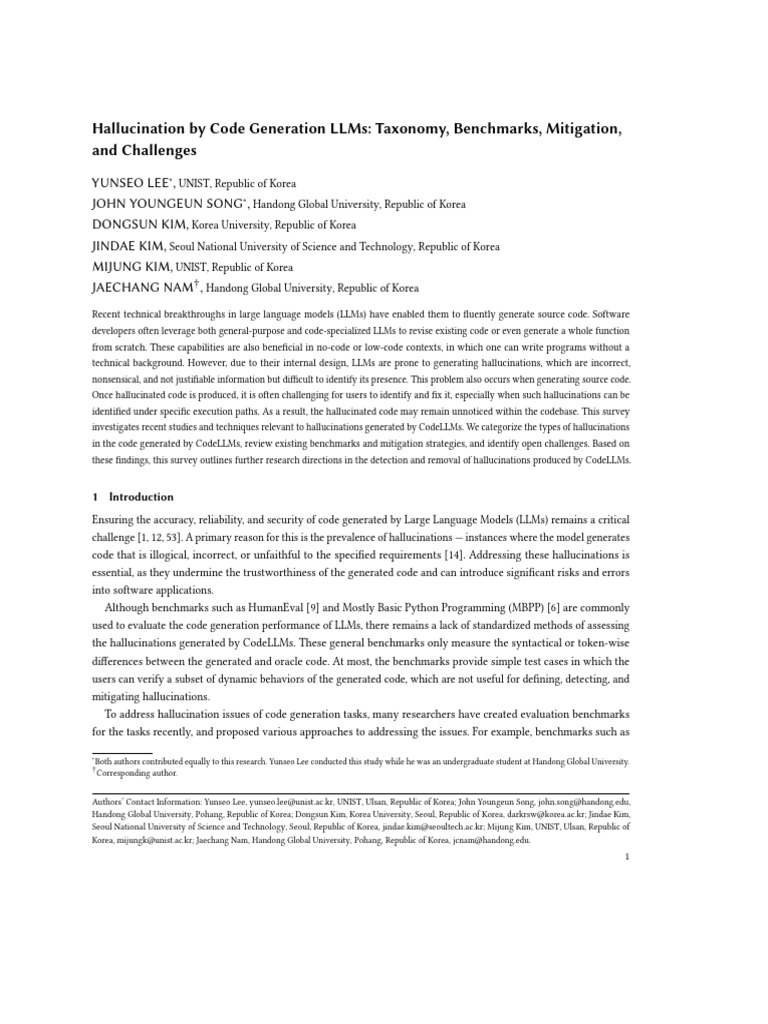 2 - Hallucination by Code Generation LLM | PDF | Accuracy And Precision ...
