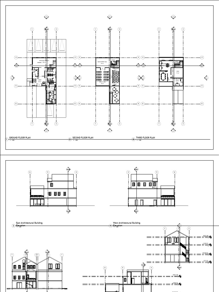 Ground Floor Plan and Elevations Overview | PDF | Room | Home
