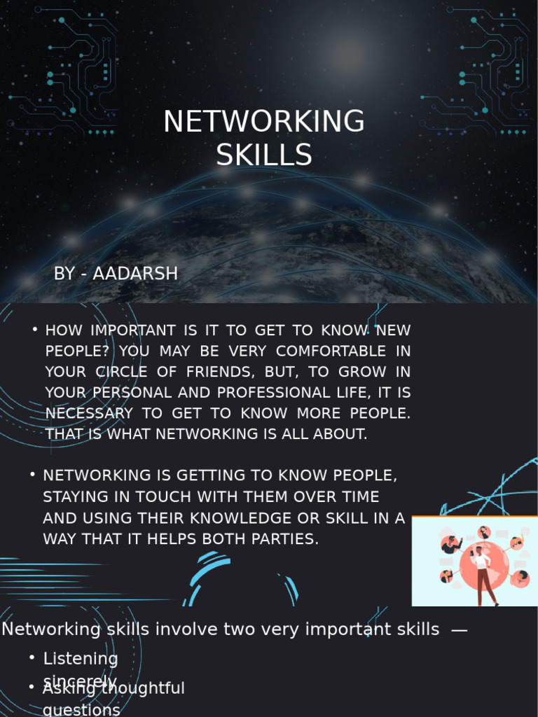 Essential Networking Skills Guide | PDF