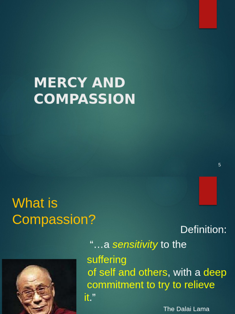 Mercy and Compassionnnnnnnnnnnnnnnnnnnnn | PDF | Empathy | Compassion