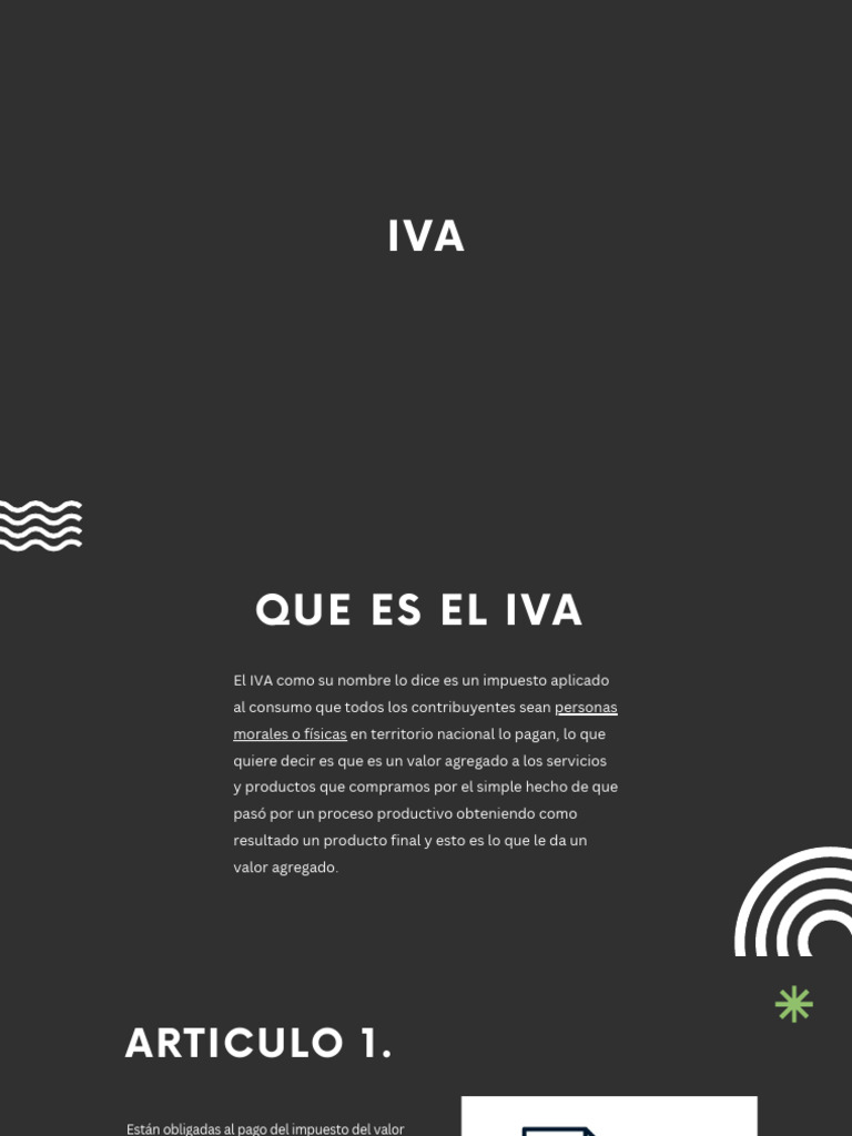 Ley Del Iva | PDF | Impuesto al valor agregado | Bienes