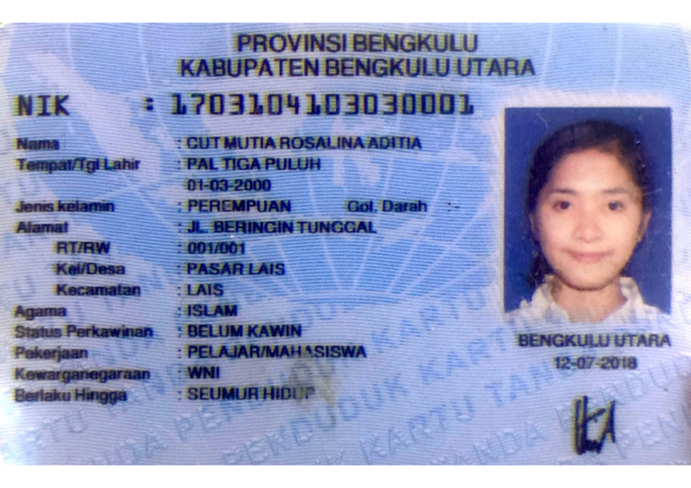 Scan KTP Tia | PDF
