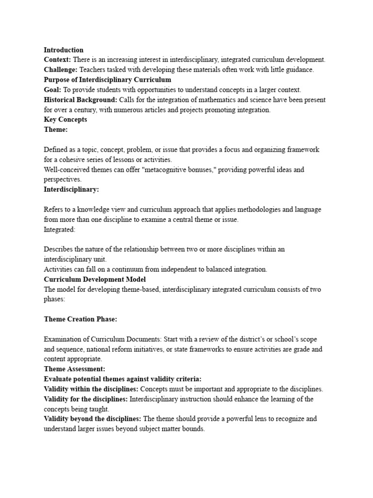 Notes For Maam Samras Lecture | PDF | Curriculum | Science