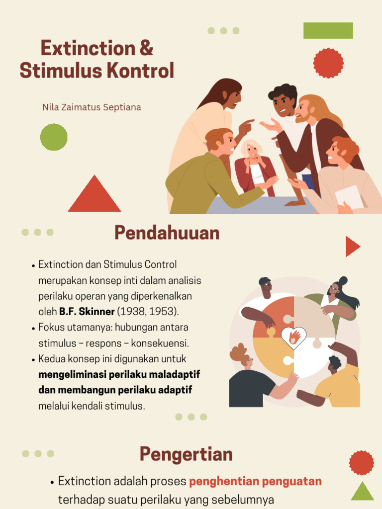5.extinction Dan Stimulus Control | PDF