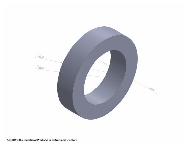 SOLIDWORKS Educational Product. For Instructional Use Only | PDF