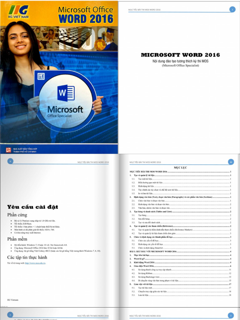 Ebook Microsoft Word 2016 - IIGVietnam | PDF