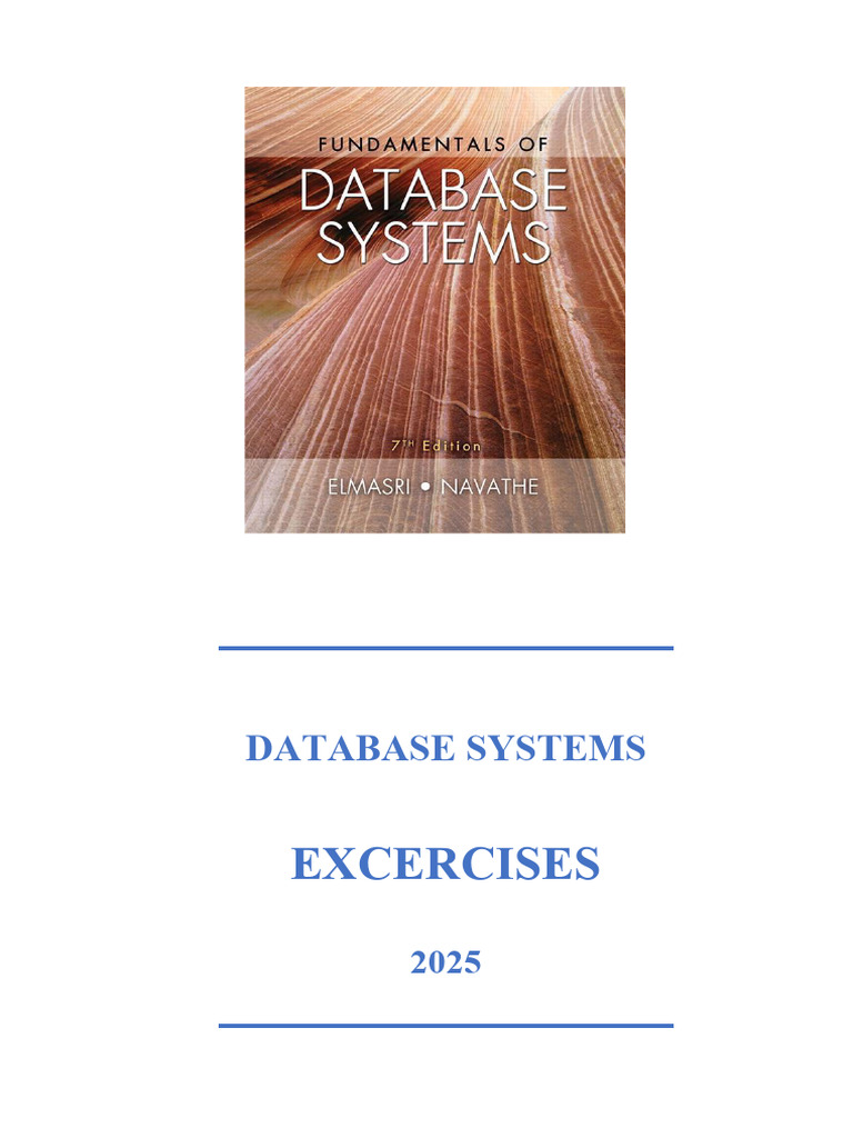 Excercises: Database Systems | PDF