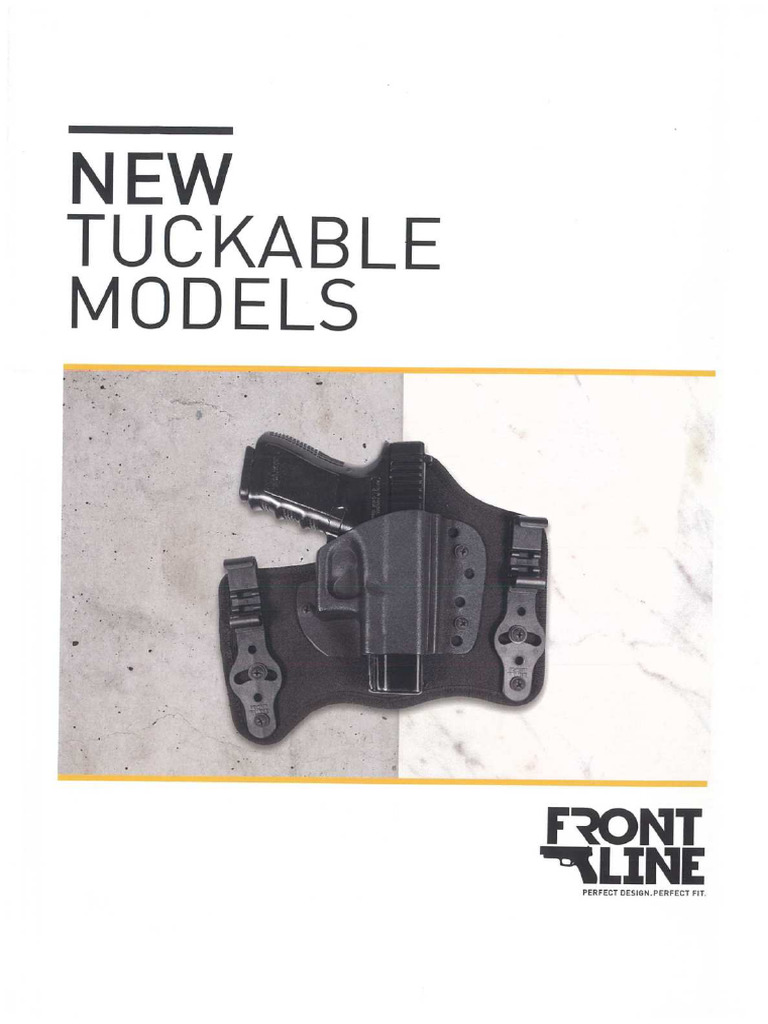 Front Line Holsters Tuckable Models | PDF