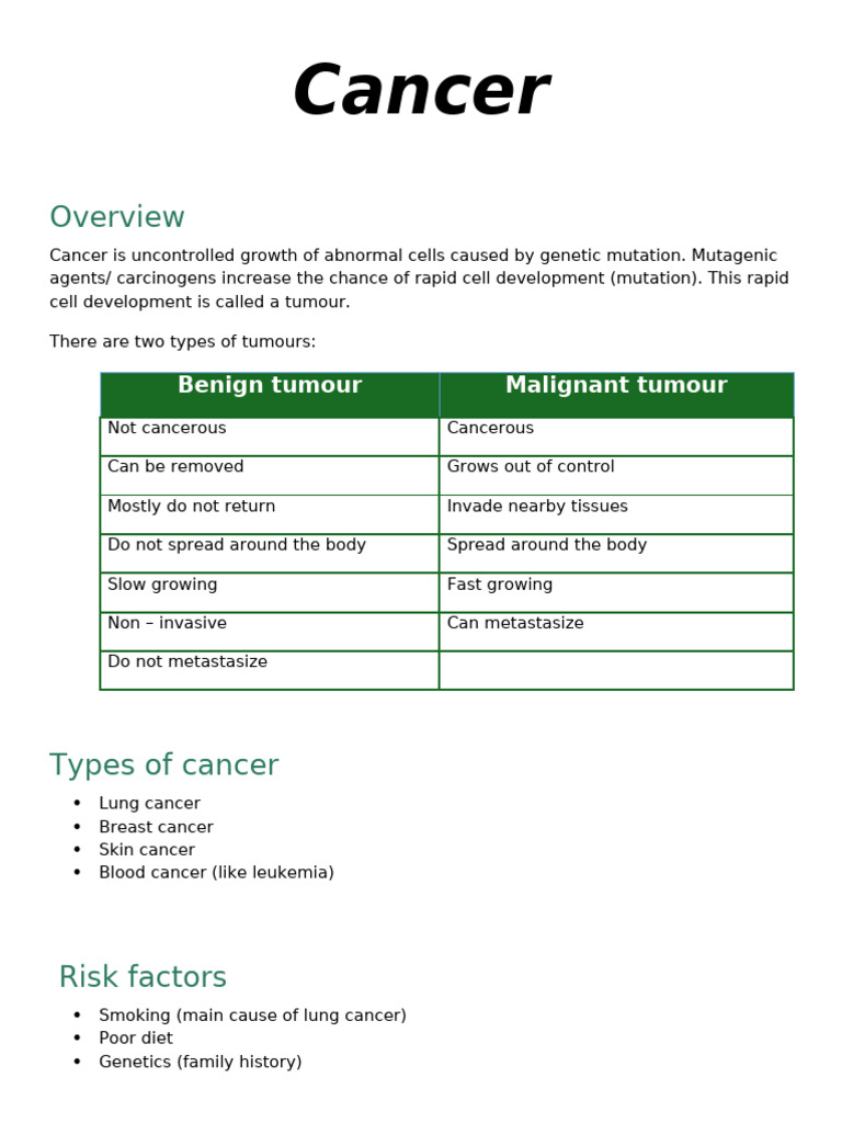 Cancer | PDF