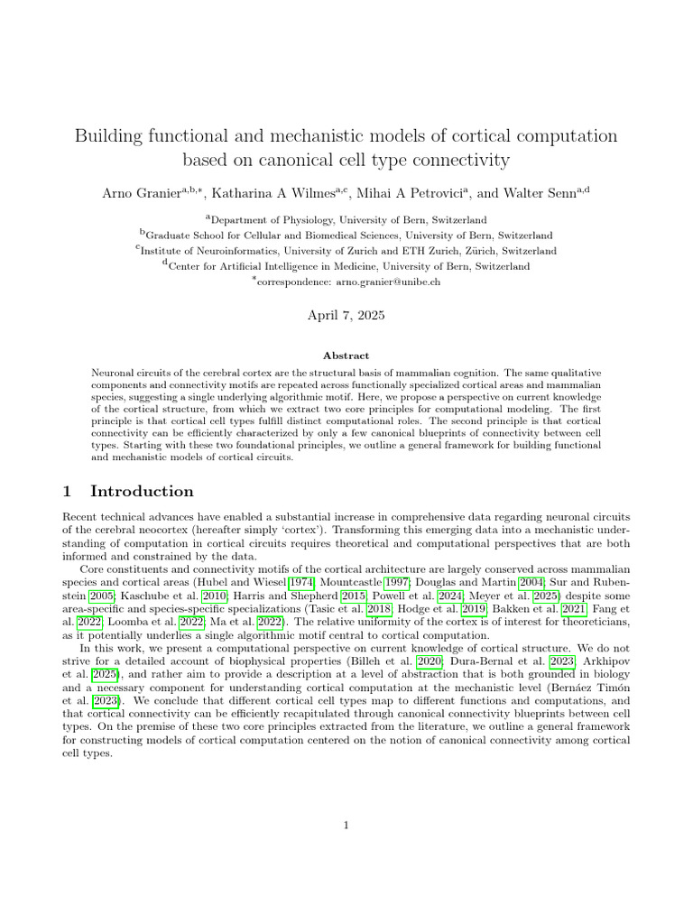 Building Functional and Mechanistic Models - Granier Wilmes Et Al | PDF ...