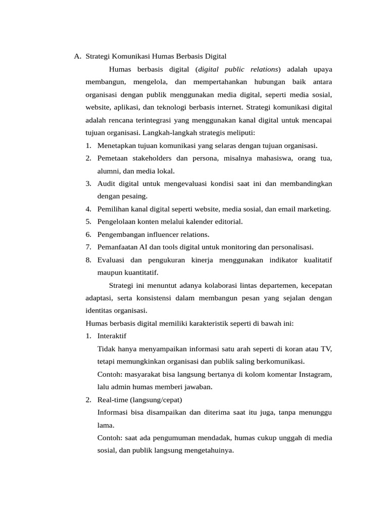 Strategi Humas Digital di Era Mobile | PDF