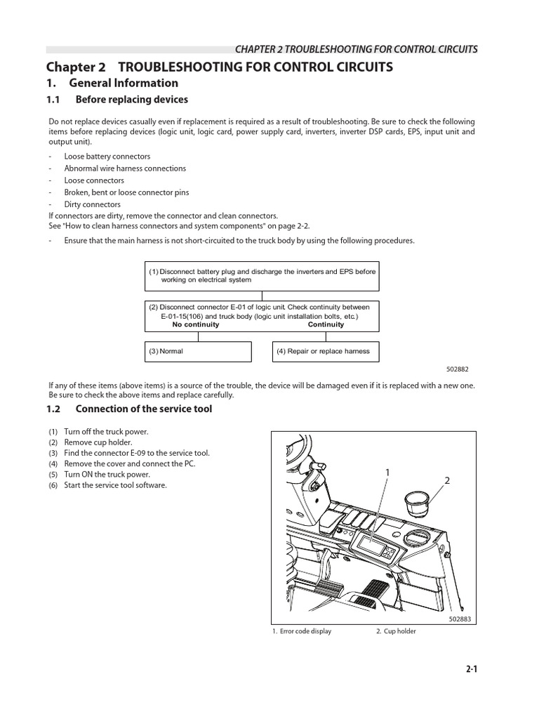 Control Circuit Troubleshooting Guide | PDF | Electrical Connector ...