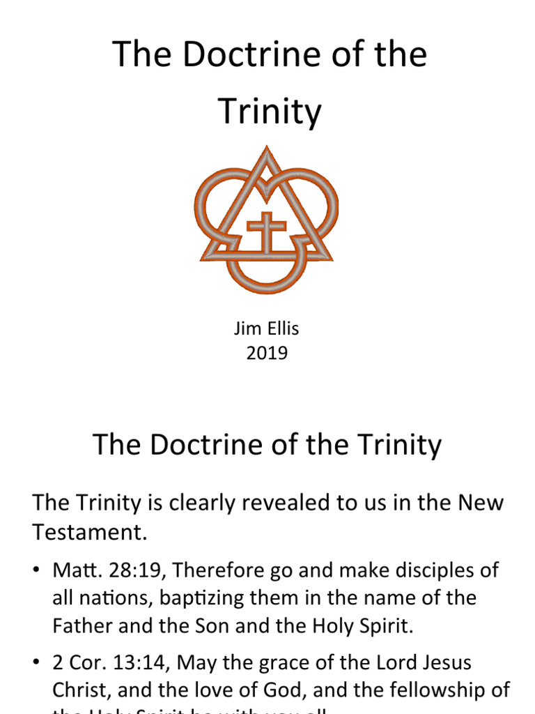 Understanding the Trinity Doctrine | PDF | Trinity | God The Father