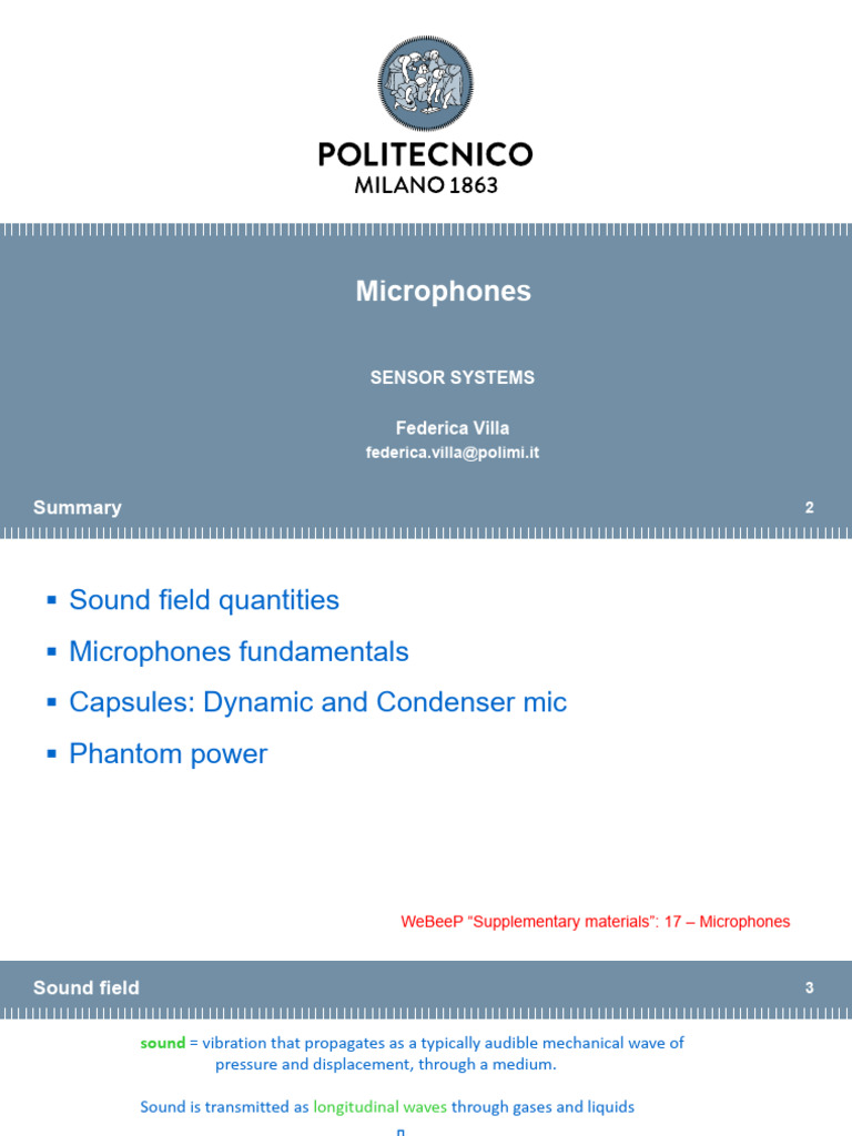 08 - Microphones | PDF | Microphone | Loudspeaker
