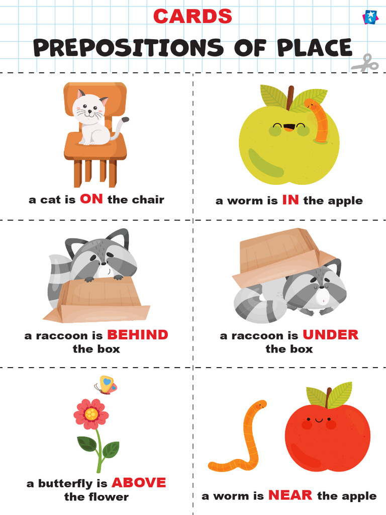 Prepositions of Place: IN ON | PDF
