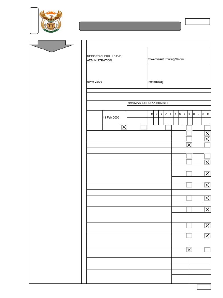 Z83 Application Form for Government Jobs | PDF | Criminal Record ...