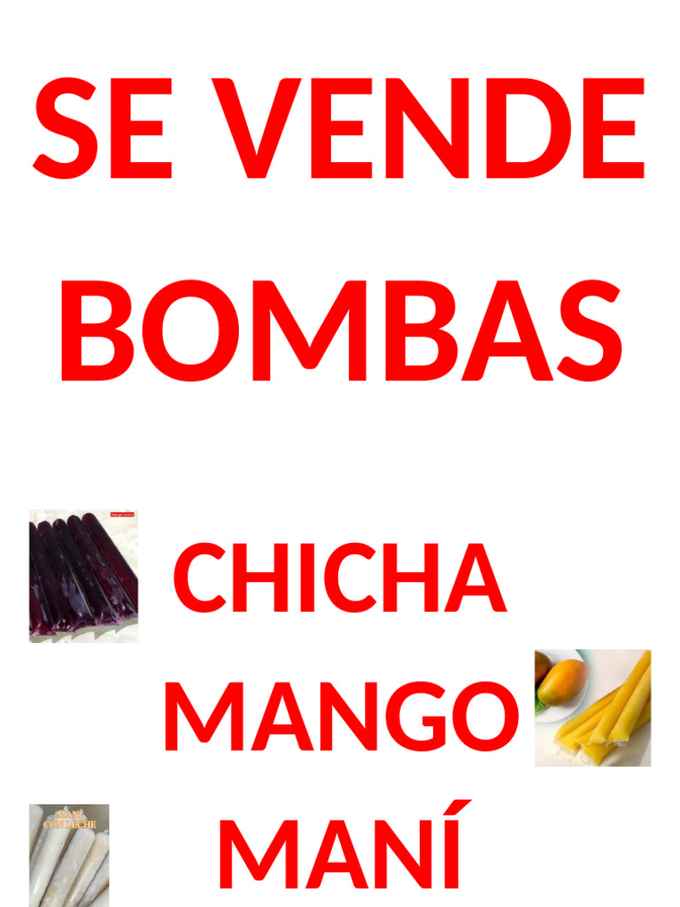 Letrero Bombas | PDF