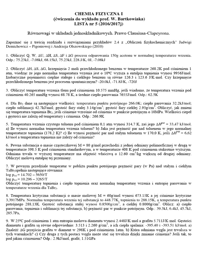 Lista 5 | PDF