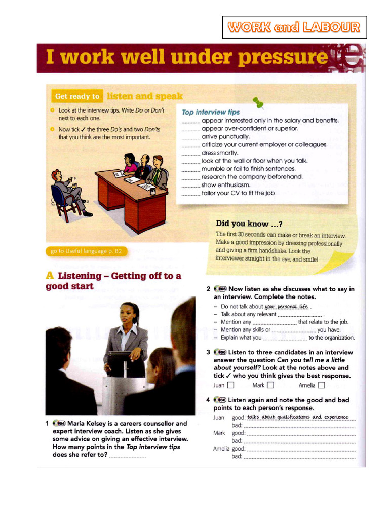 Work and Labour 1 | PDF