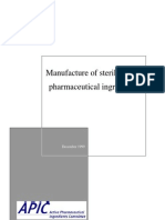 APIC Manufacture of Sterile Active