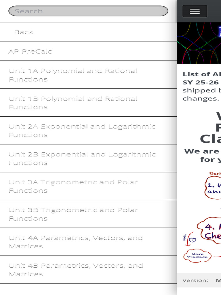 Pre Calculus Home | PDF