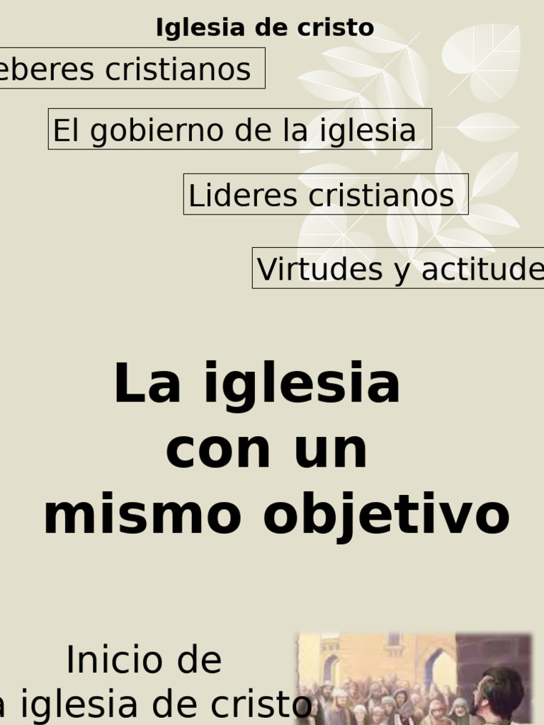 Problemas y Doctrina en la Iglesia de Cristo | PDF | Evangelización ...