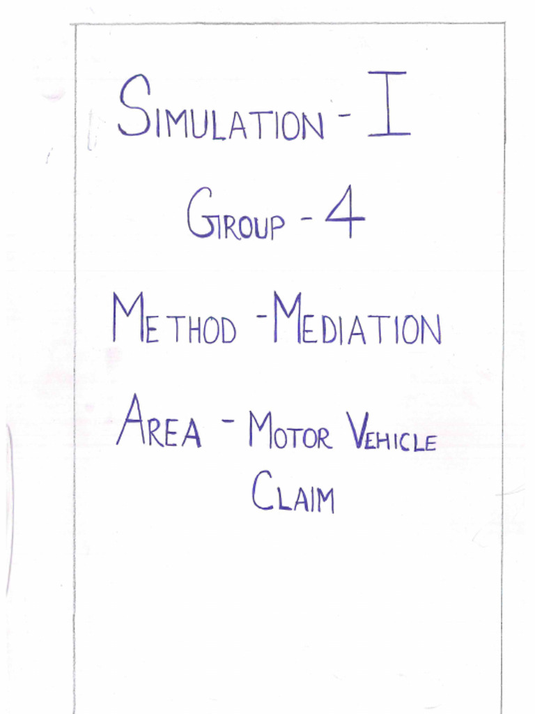 Simulation 1 | PDF