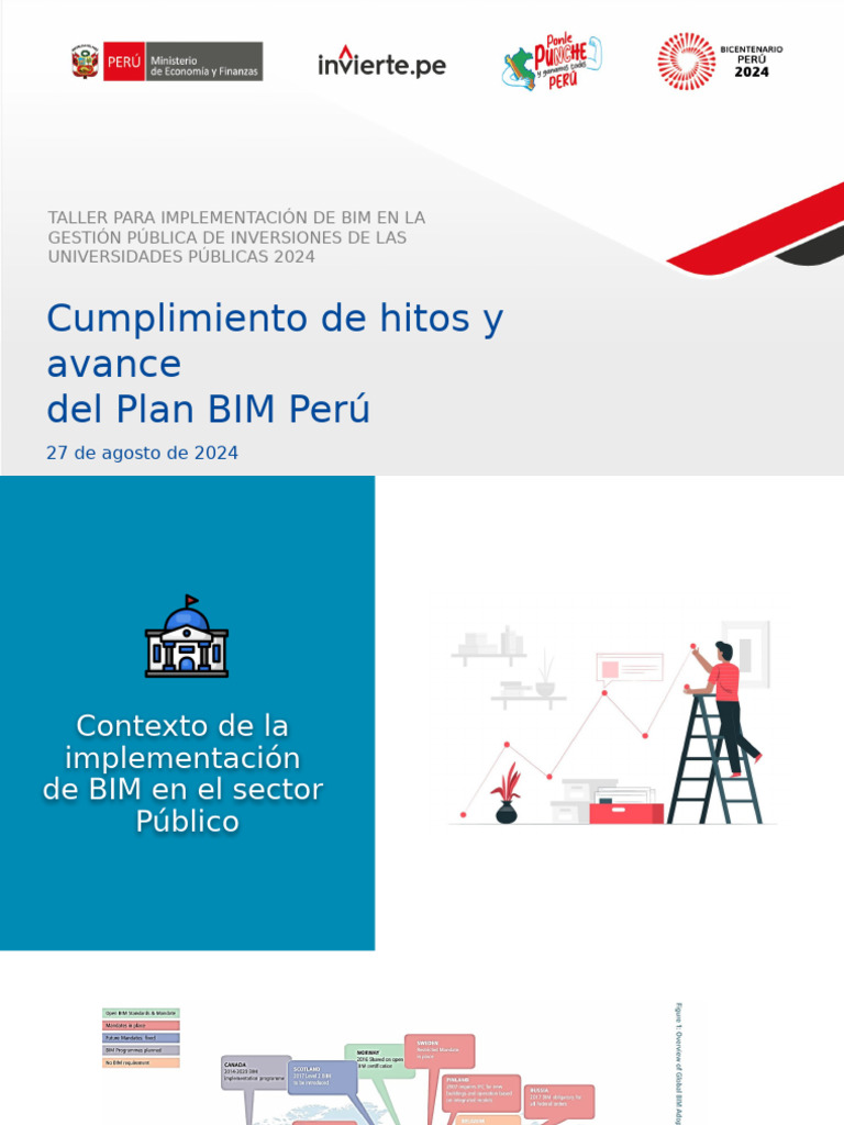 Avances del Plan BIM Perú 2024 | PDF | Gestión de la información ...