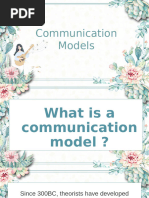 Linear Models of Communication Explained | PDF | Public Speaking ...