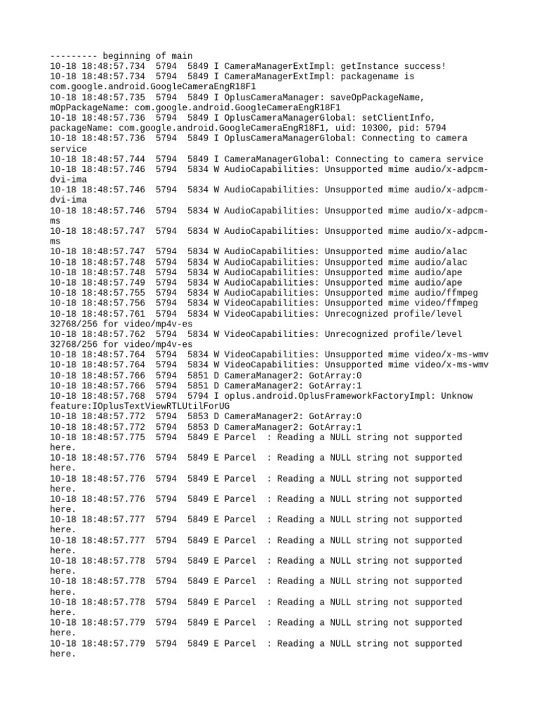 Log Cat 1760788137488 | PDF | Software Development | Operating System ...