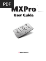 Practica 1 - Manual Videonics MX PRO