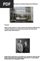 A Historia Da Microsoft e Do Sistema Operacional Windows