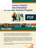 Welcome To Spirit's Online Orientation For The Jobs America Program