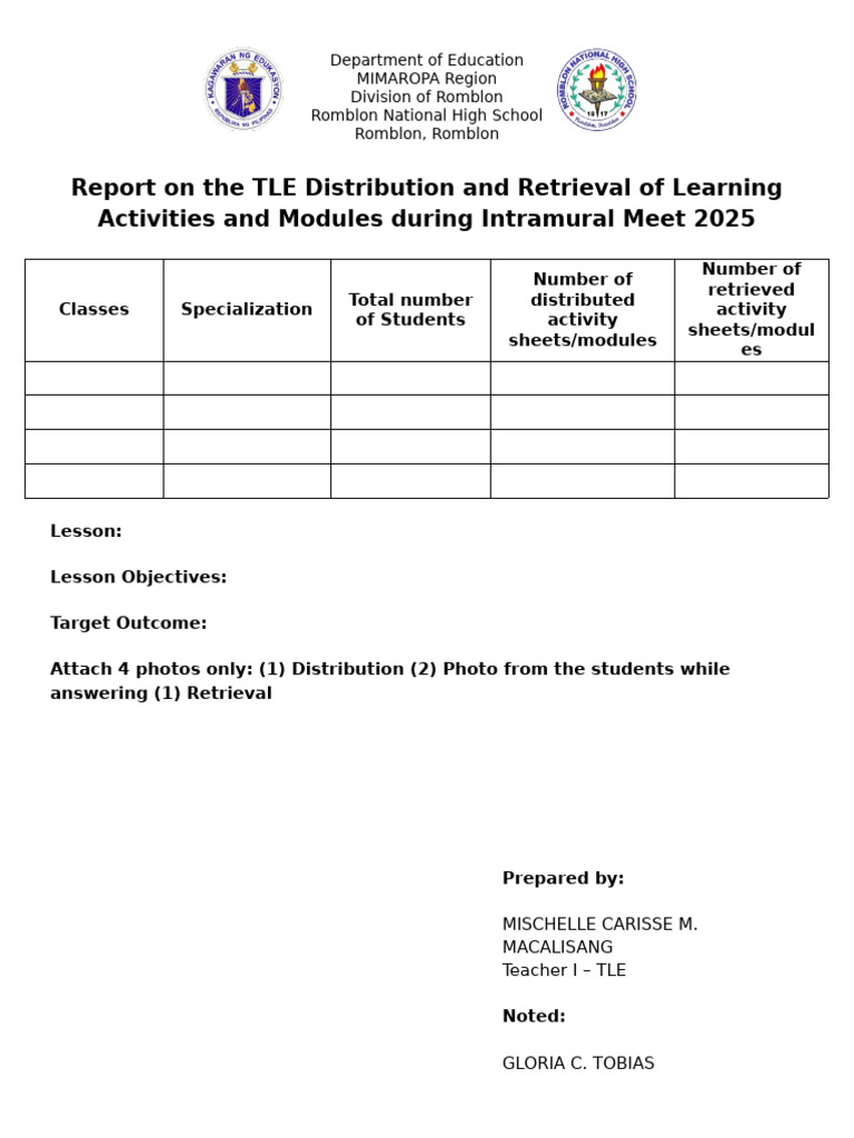 TLE Module Distribution Report 2025 | PDF