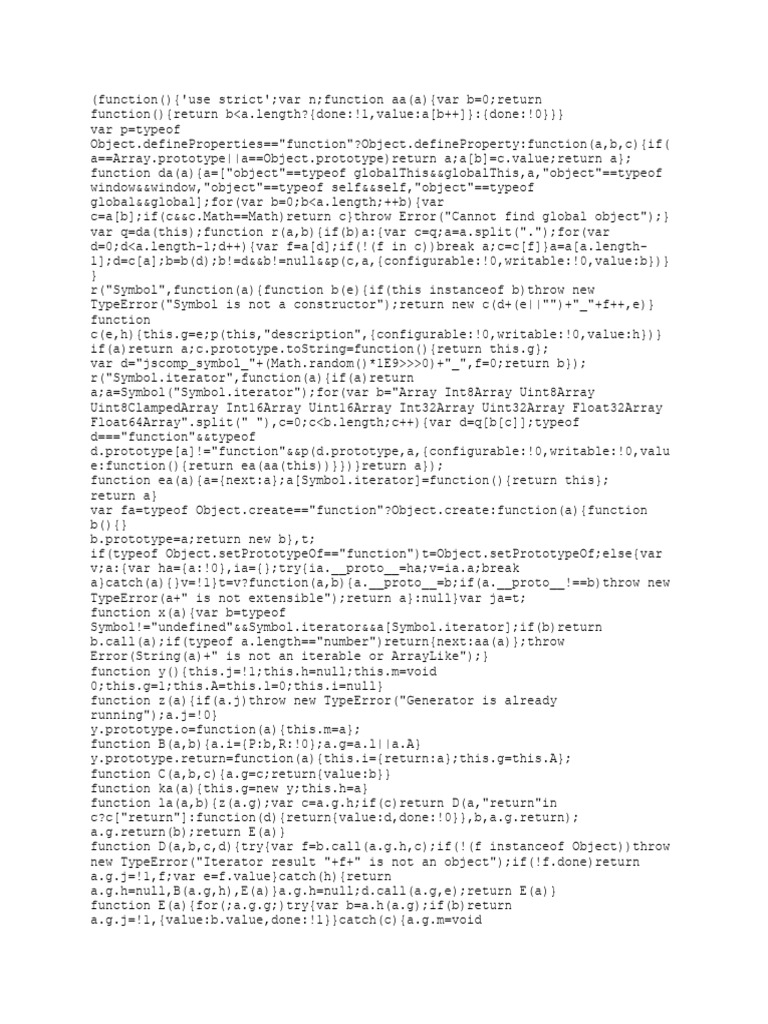 JavaScript Object and Promise Functions | PDF | Computing