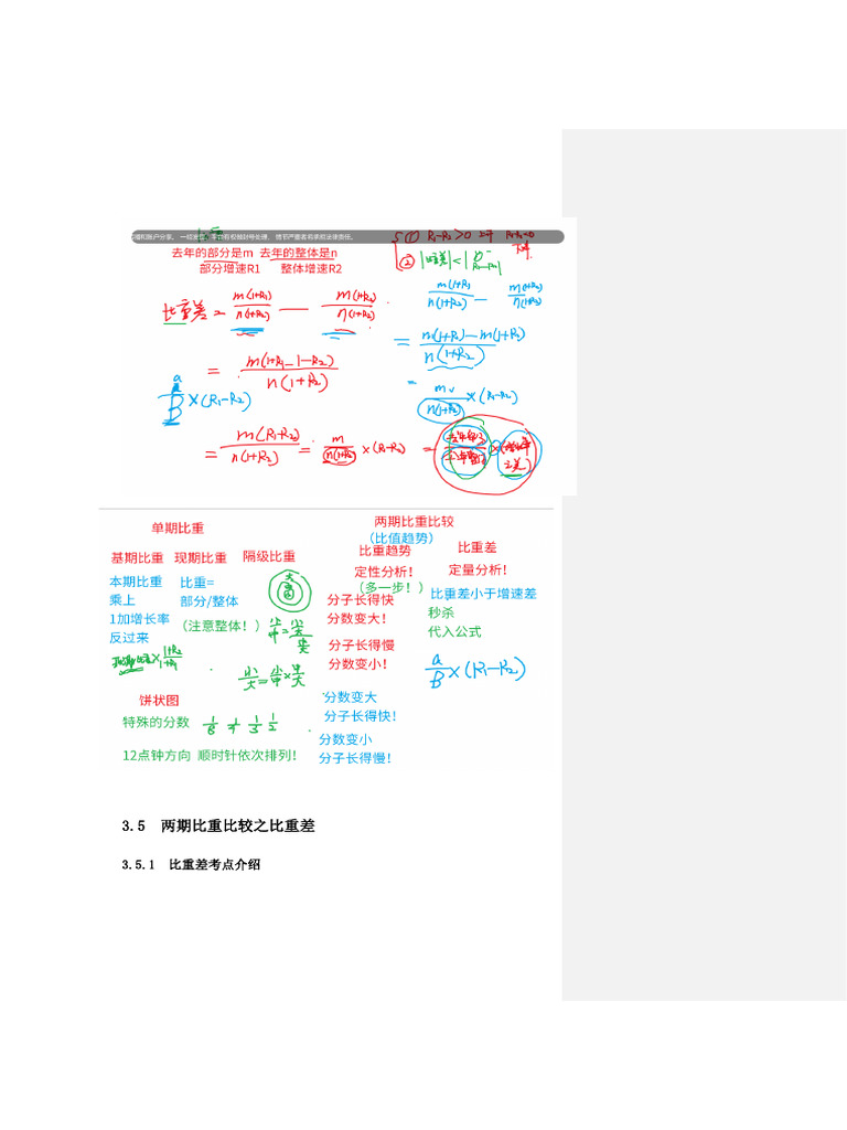 四海】25上半年资料分析第五讲随堂笔记| PDF